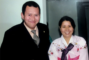 Pastor Bakhrom Kholmatov and his wife - Photo: World Watch Monitor